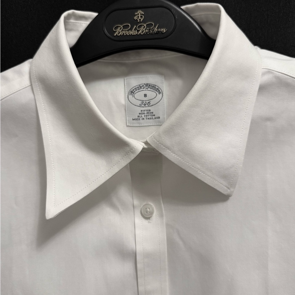 Brooks Brothers Women’s White Button Down Shirt Classic Cotton Top